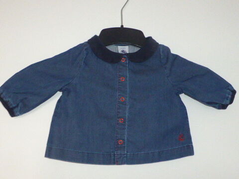 Petit Bateau chemise veste col claudine 3 mois 6 Rueil-Malmaison (92)
