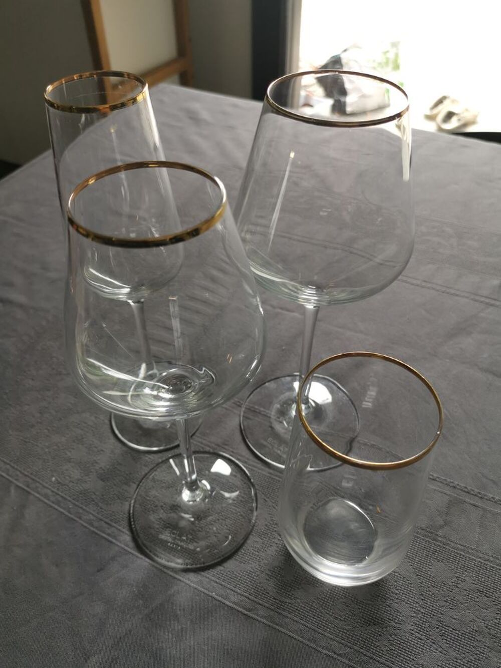Verres Cristal d'Arques Décoration