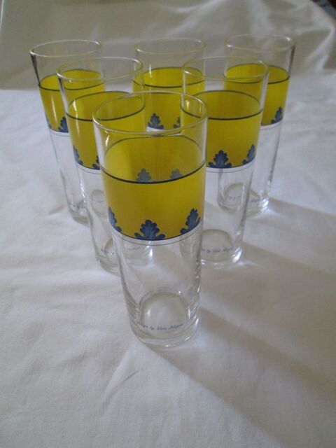 Lot 6 verres  orangeade 10 Cannes (06)
