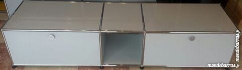 lowboard tv/hifi usm haller gris clair  2 portes 1160 Provins (77)