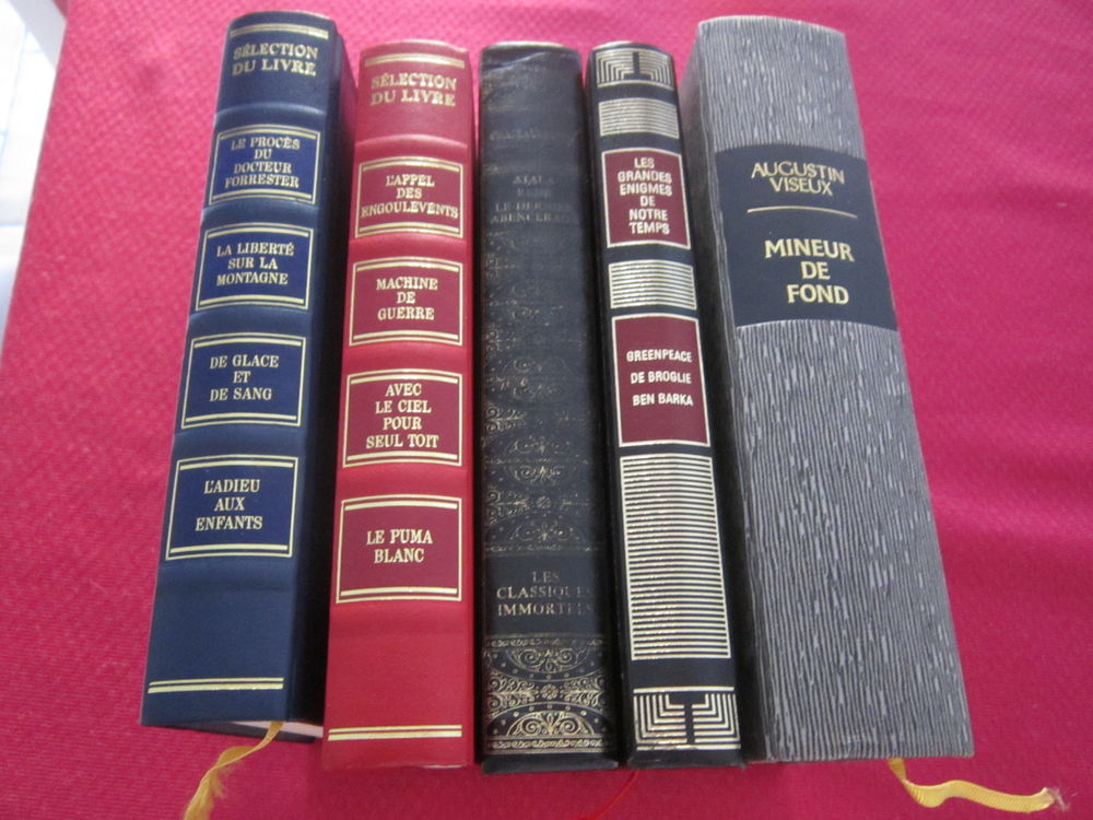 Second lot de 5 livres d'auteurs diff&eacute;rents Livres et BD