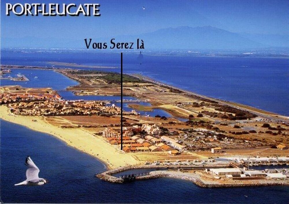   villa front de mer en zone naturiste Languedoc-Roussillon, Leucate (11370)