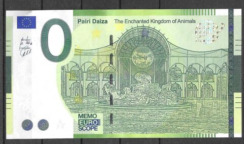 billet  memo euro  PARADIZIO Maubeuge (59)