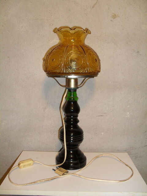 Lampe verre vintage ann�es 60/70 10 Toul (54)