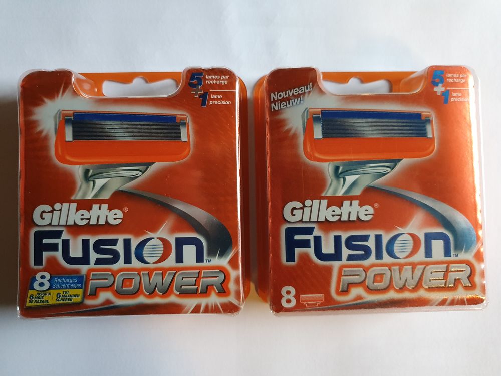 2X8 Gillette Fusion Power Bijoux et montres