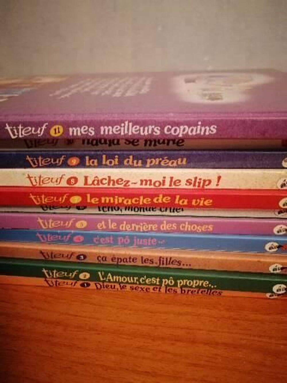 LOT BD TITEUF DU N&deg;1 AU N&deg;11 Livres et BD