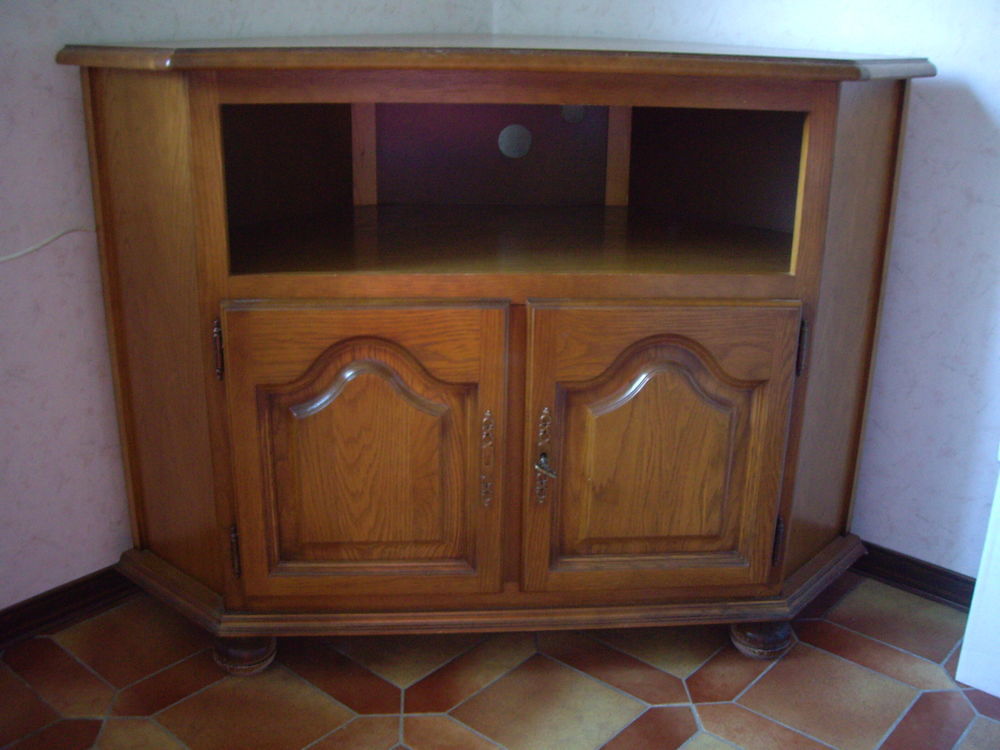 Meuble T&eacute;l&eacute; d'Angle en ch&ecirc;ne Meubles