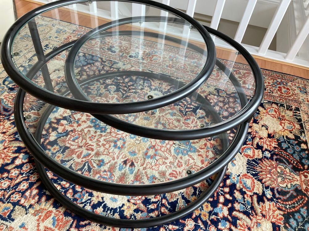 Table basse en verre pivotante Meubles