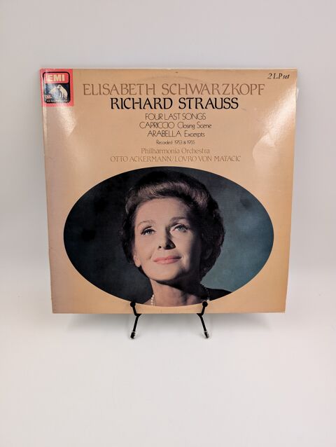 Vinyle 33 tours Elisabeth Schwarzkopf : Richard Strauss 5 Vulbens (74)