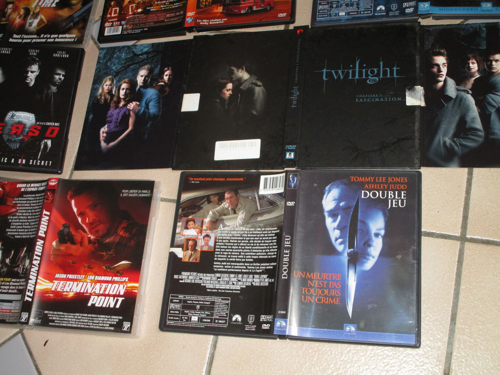 LOT 10 DVD"TWILIGHT--DOUBLE JEU-PRESIDIO-VERSO-HORSEMAN" DVD et blu-ray