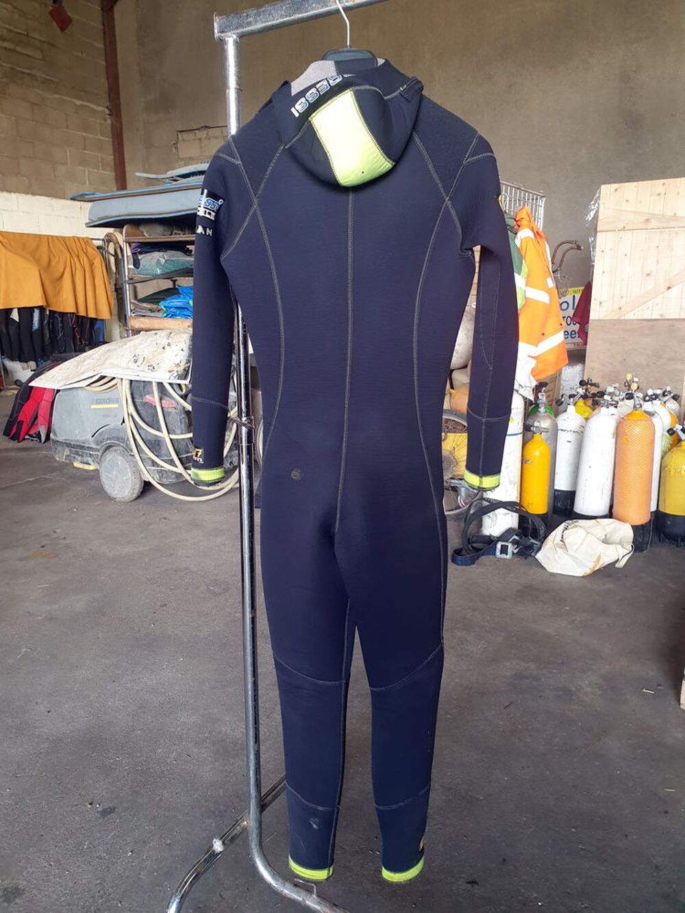 CRESSI SUB Man 5/7mm T3 Plastron int&eacute;rieur jaune Sports