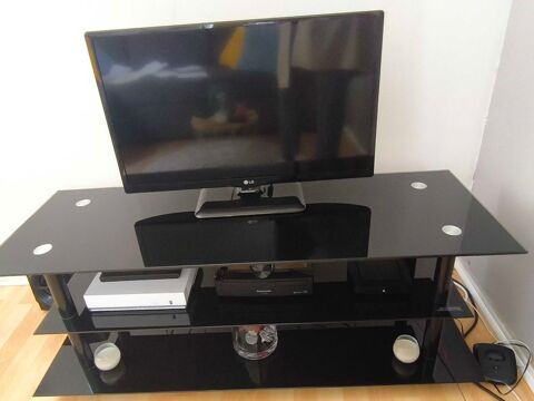 Table TV basse en verre noire 70 Ch�tenay-Malabry (92)