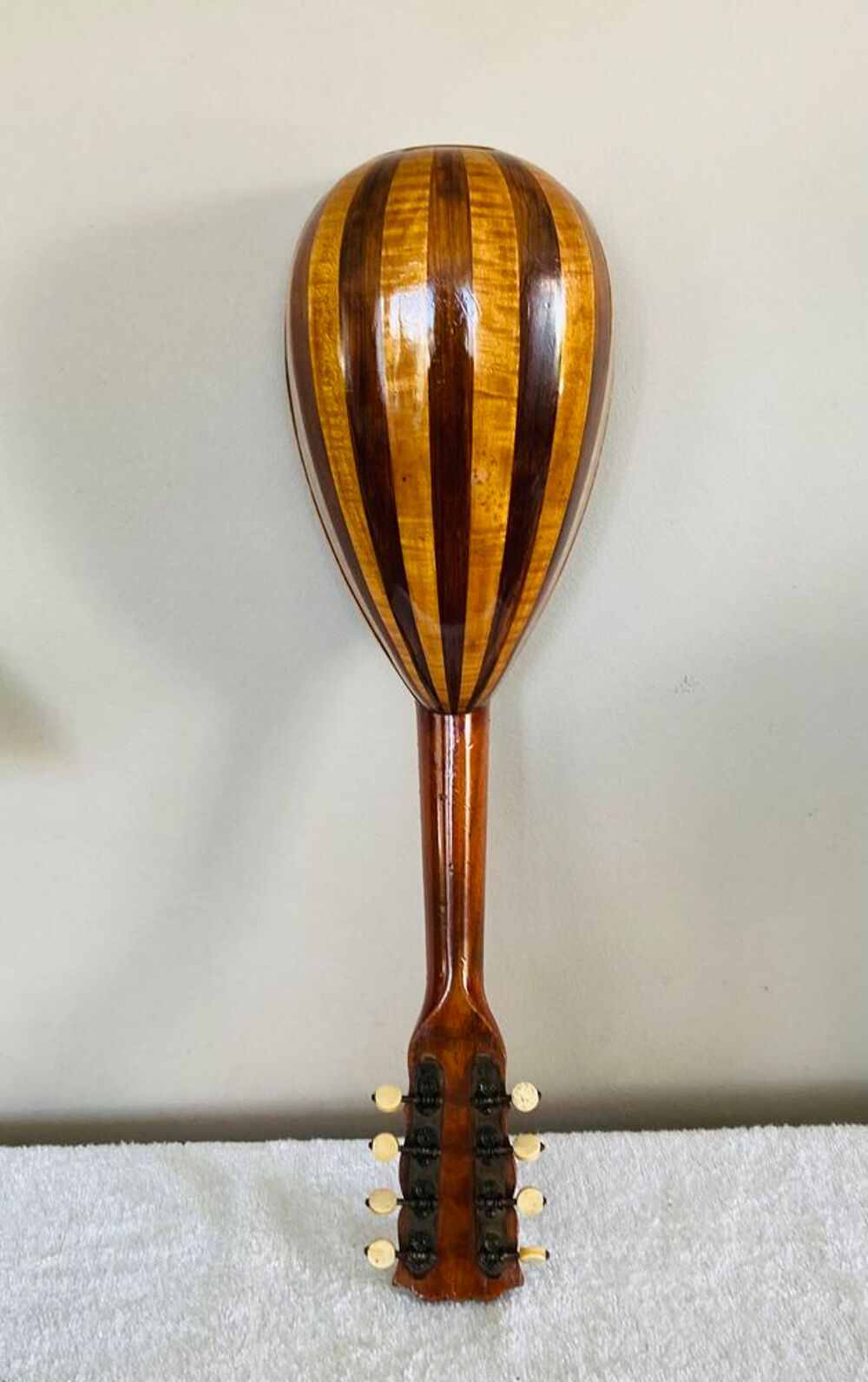 Ancienne mandoline J&eacute;r&ocirc;me Thibouville Lamy &eacute;poque fin XIXe Instruments de musique