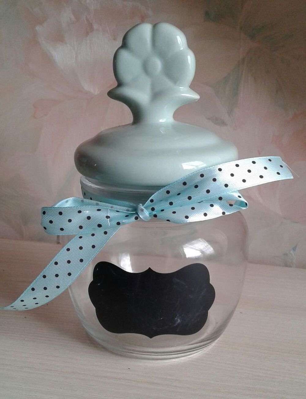 Bonbonni&egrave;re en verre Décoration