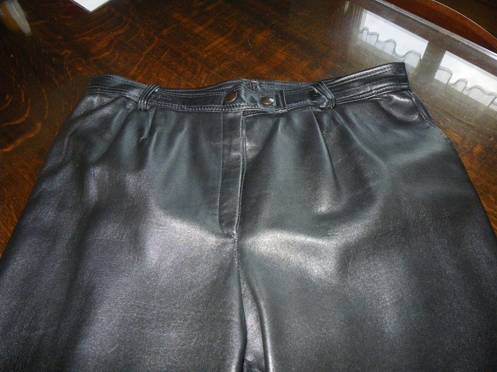 Manteau Trois Quart Cuir Dain et Pantalon Vêtements