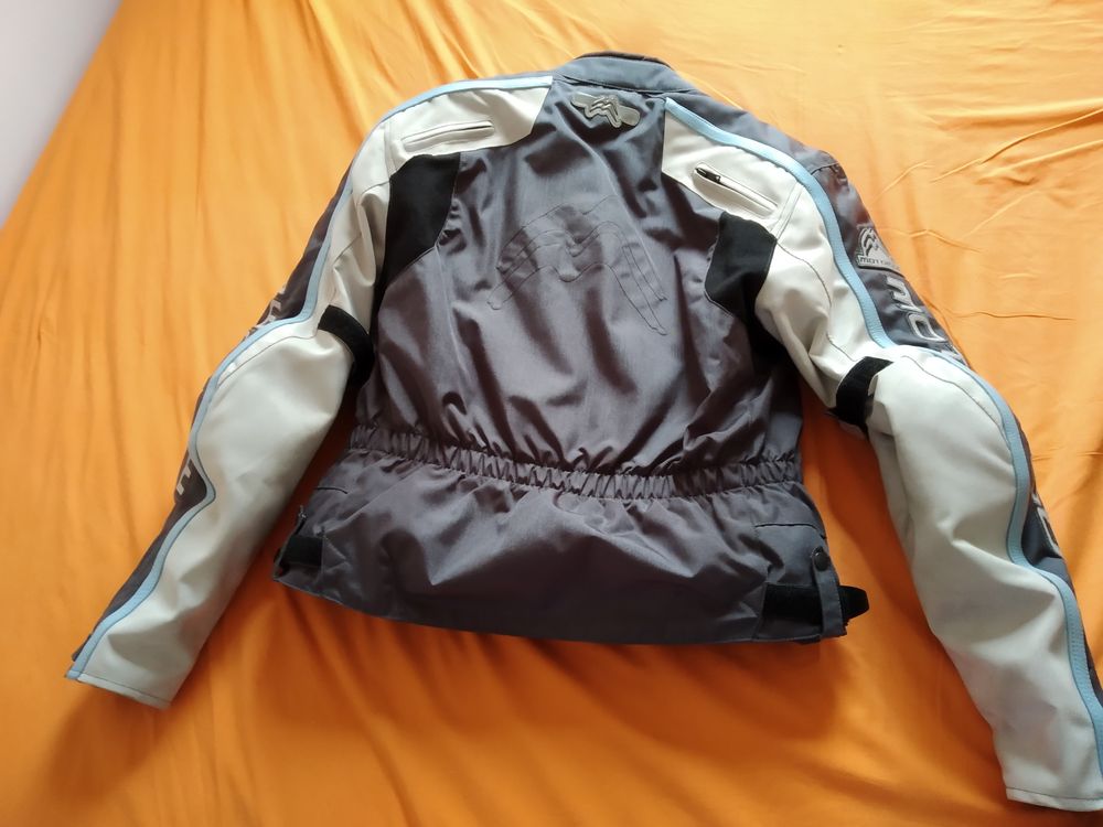 Blouson moto en tissu pour femme Vêtements