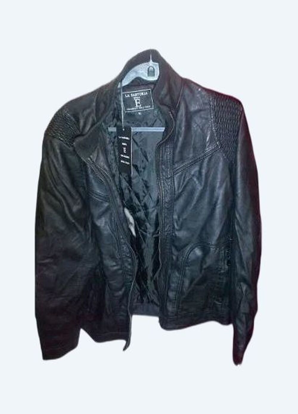 Blouson cuir souple neuf Vêtements