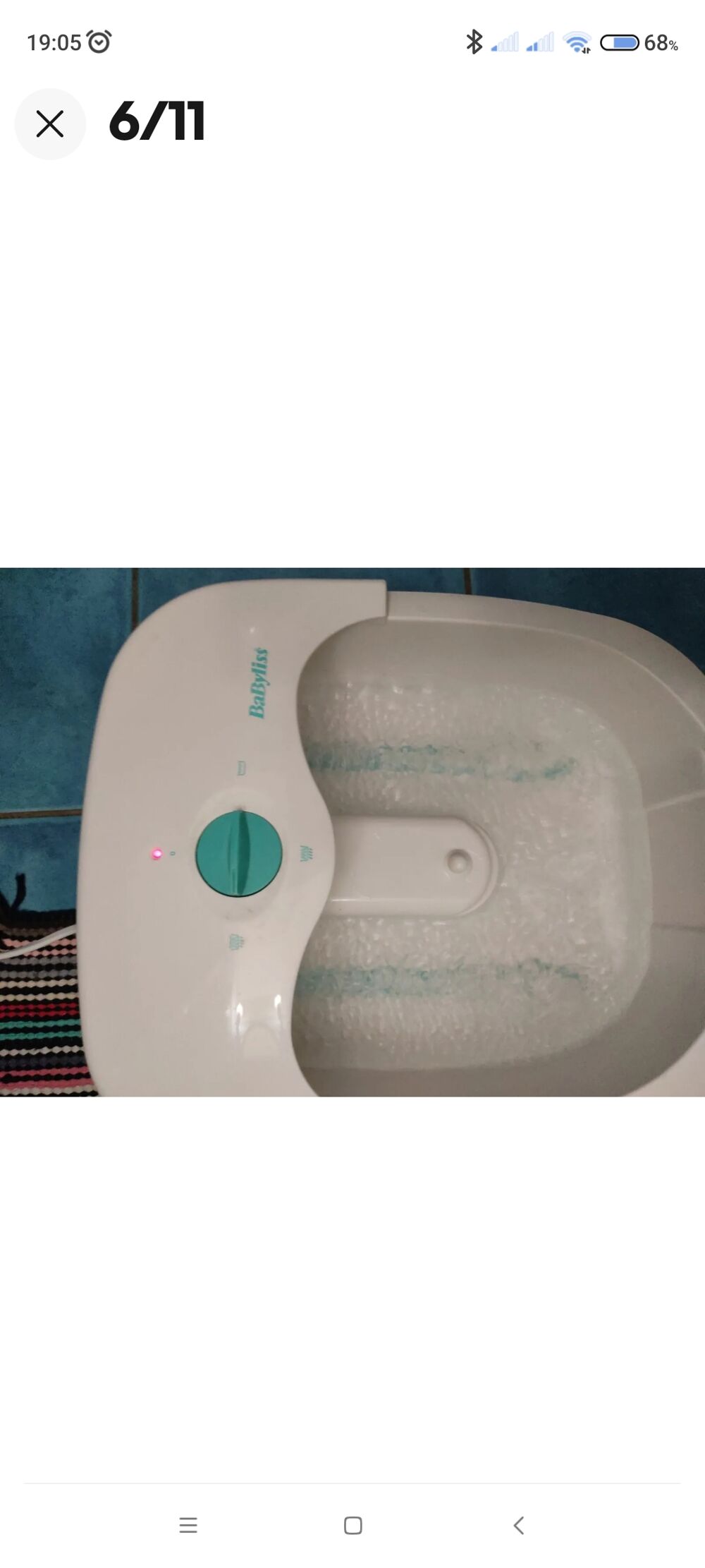 Appareil BaByliss THALASSO PIEDS. Electroménager