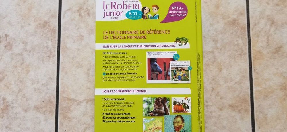 Dictionnaire le Robert junior illustr&eacute; 8/11ans Livres et BD