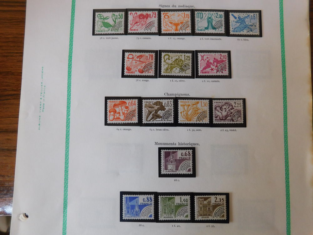 TIMBRES PREOBLITERES 