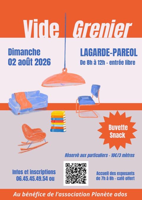 Vide-grenier de Lagarde-Paréol Lagarde-Paréol (84)