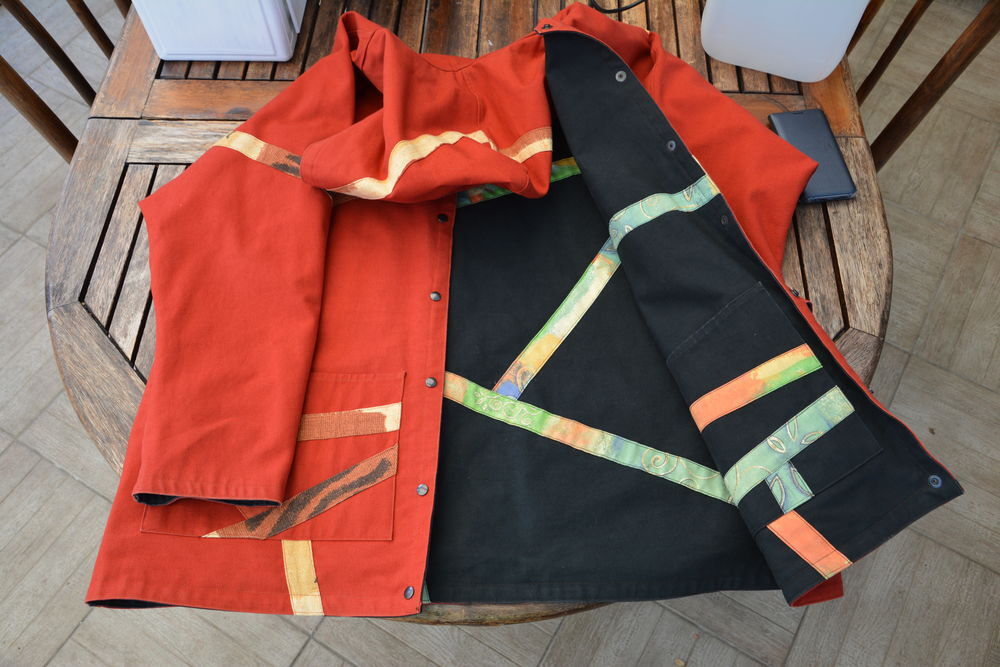 manteau imperm&eacute;able cr&eacute;ation artisanale Vêtements