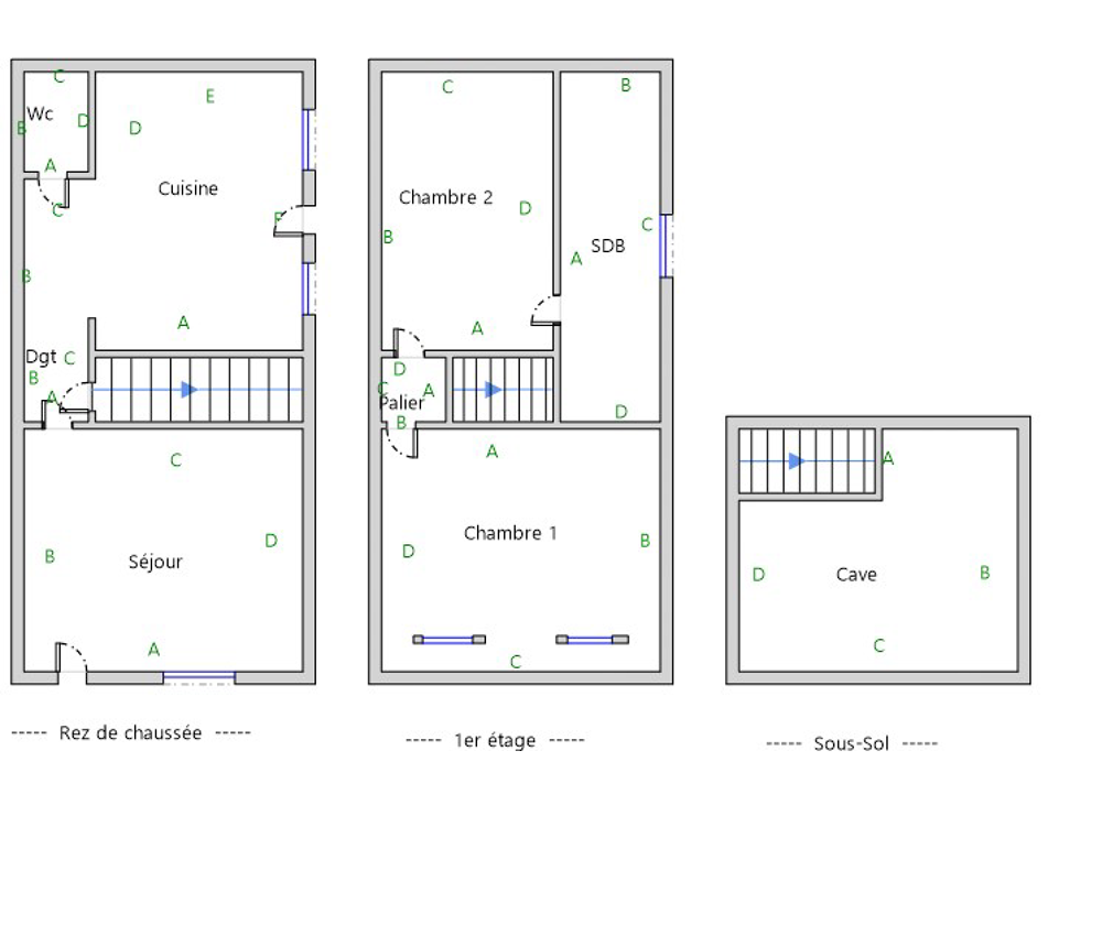 Vente Maison Ensemble immobilier 3 habitations + terrain constructible Bruay-sur-l'escaut