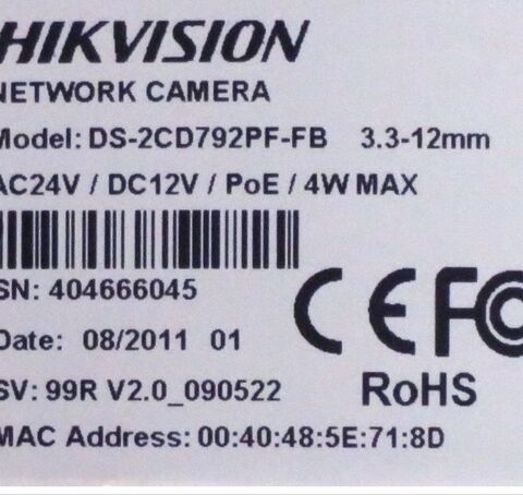 camera de vidosurveillance hikvision  0 Gennevilliers (92)