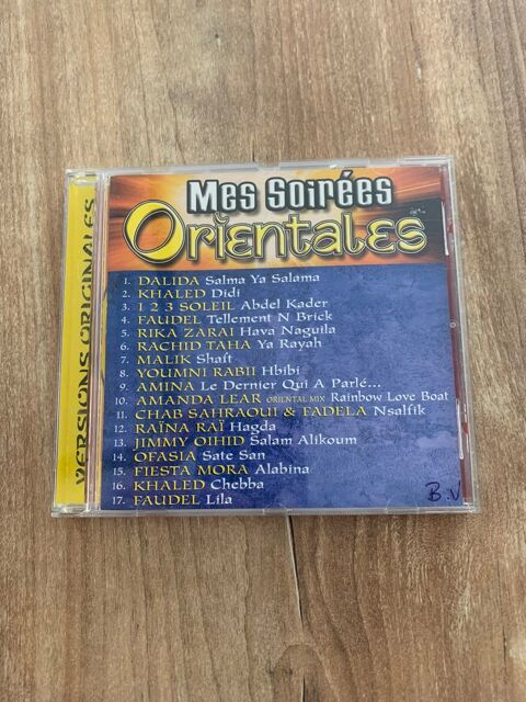 CD    Mes soirées Orientales - tous les tubes de l 5 Saleilles (66)
