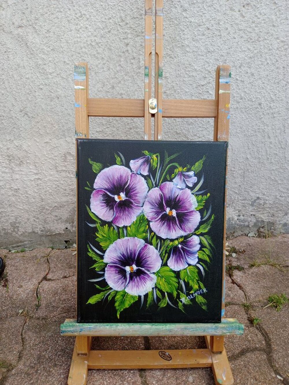 Tableau peint par une passionn&eacute;e de peintures
Décoration