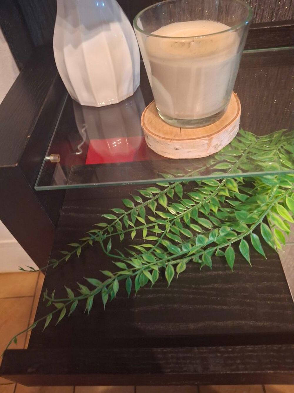 meuble de chevet ou rangement ikea malm brun n&eacute;gociable Meubles