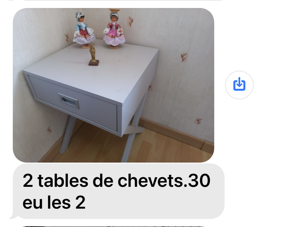 2 TABLES DE CHEVET Meubles