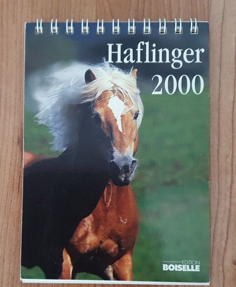 Calendrier ancien ann�e 2000 th�me cheval 5 Les Moli�res (91)
