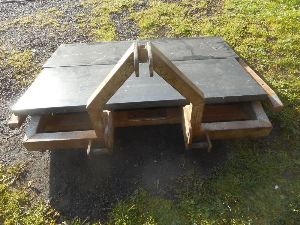 Bannette ou transport de mat&eacute;riel fait maison de 3 points Jardin