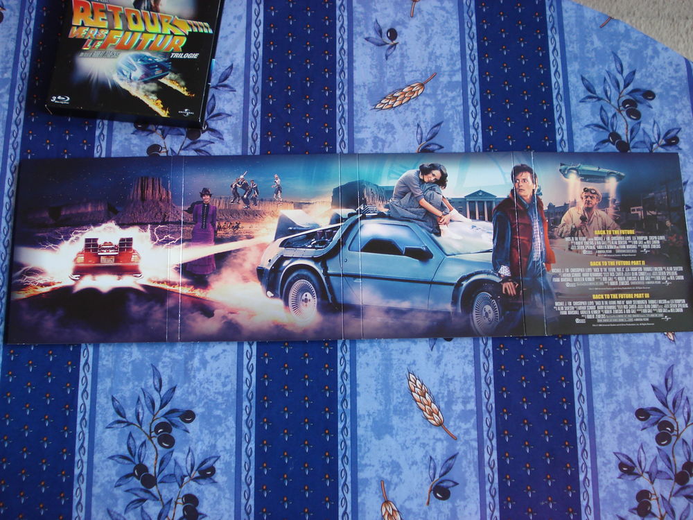 Coffret retour vers le futur en blu-ray DVD et blu-ray