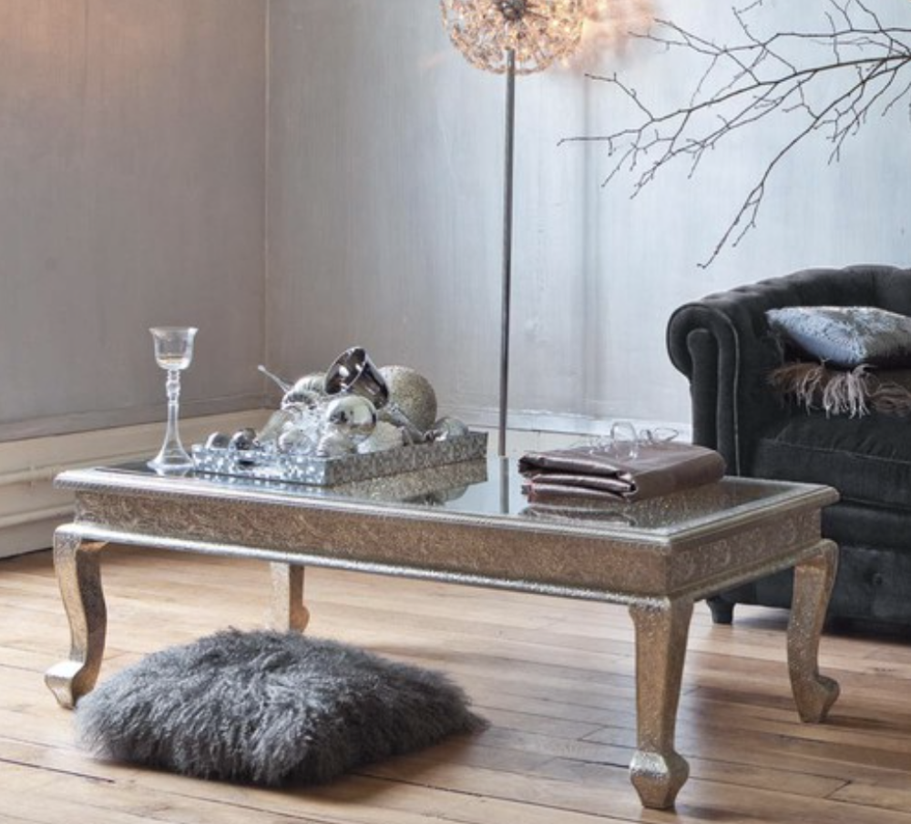 Table basse indienne jaipur 120cm Meubles