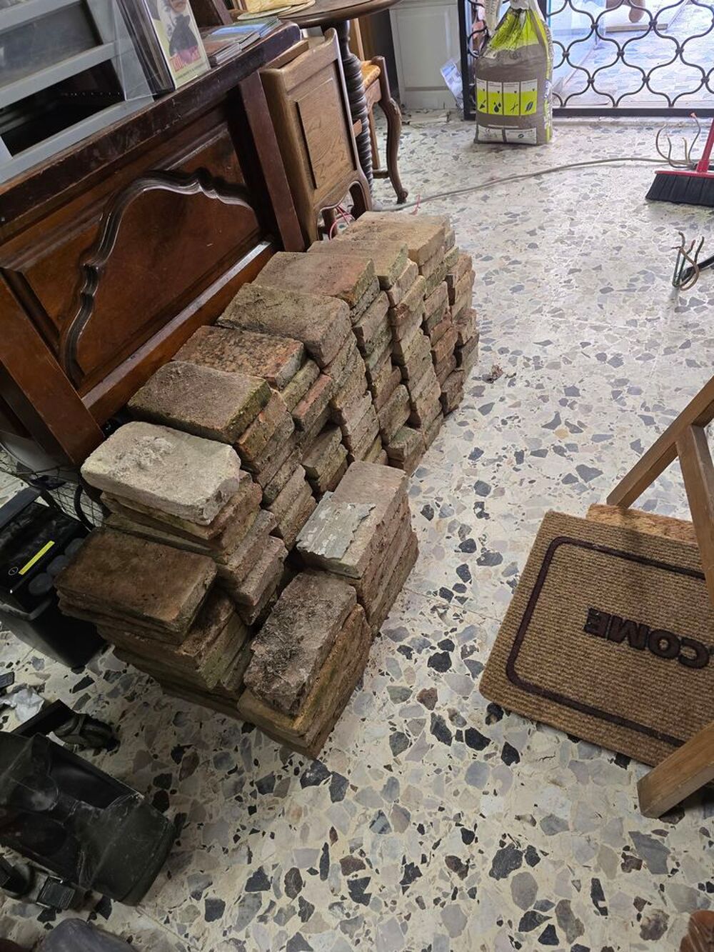 Brique r&eacute;fractaire anciennes Bricolage