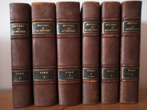 Oeuvres de La Bruy�re, en 6 volumes 1 Chatou (78)