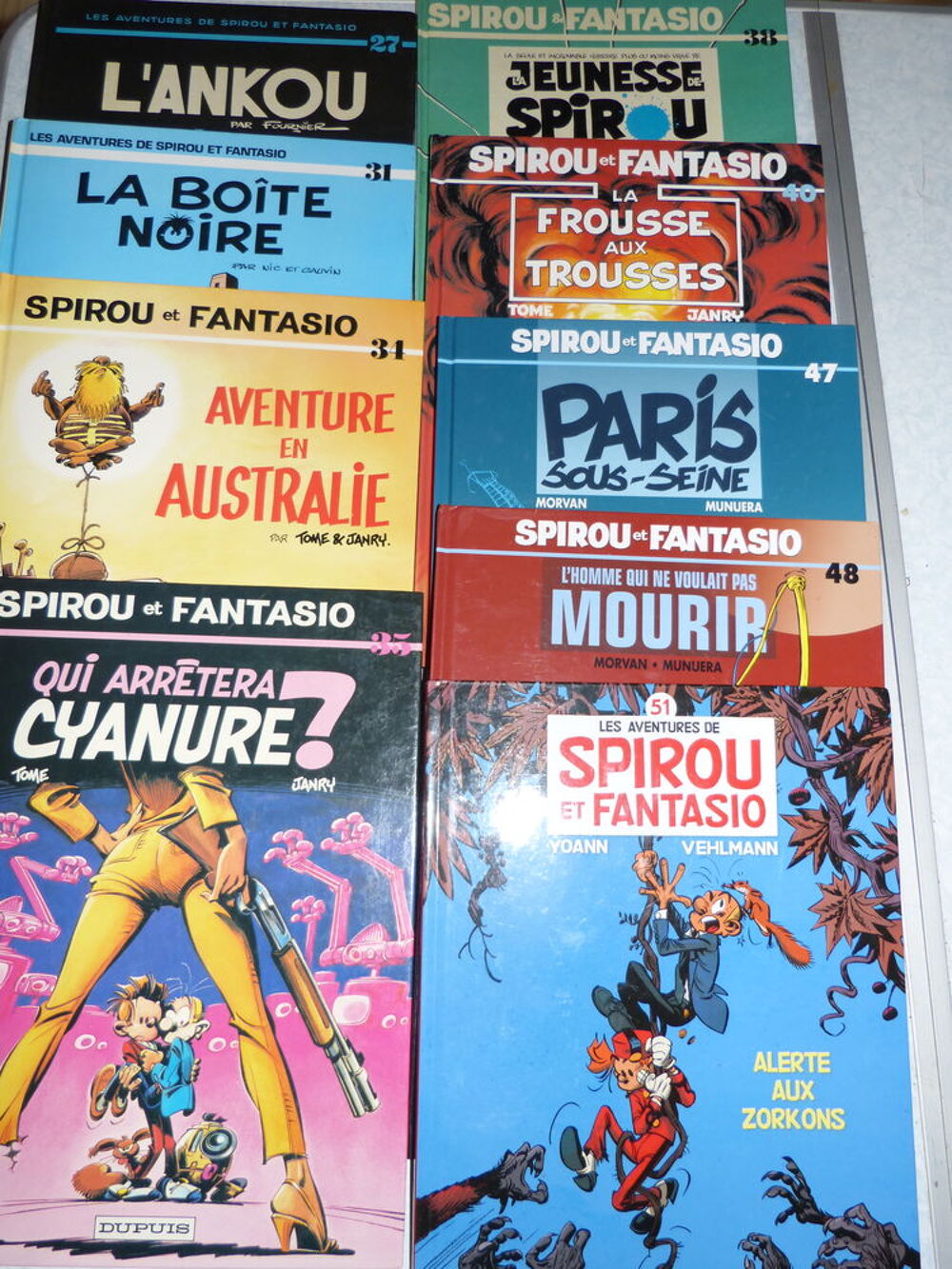 BD - SPIROU ET FANTASIO - a choisir - LISEZ TOUT LE TEXTE Livres et BD