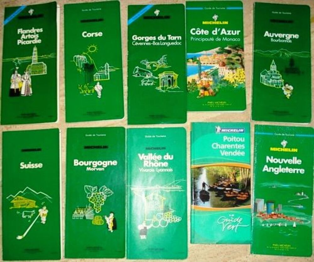 Guides vert Michelin et cartes routi&egrave;res Livres et BD
