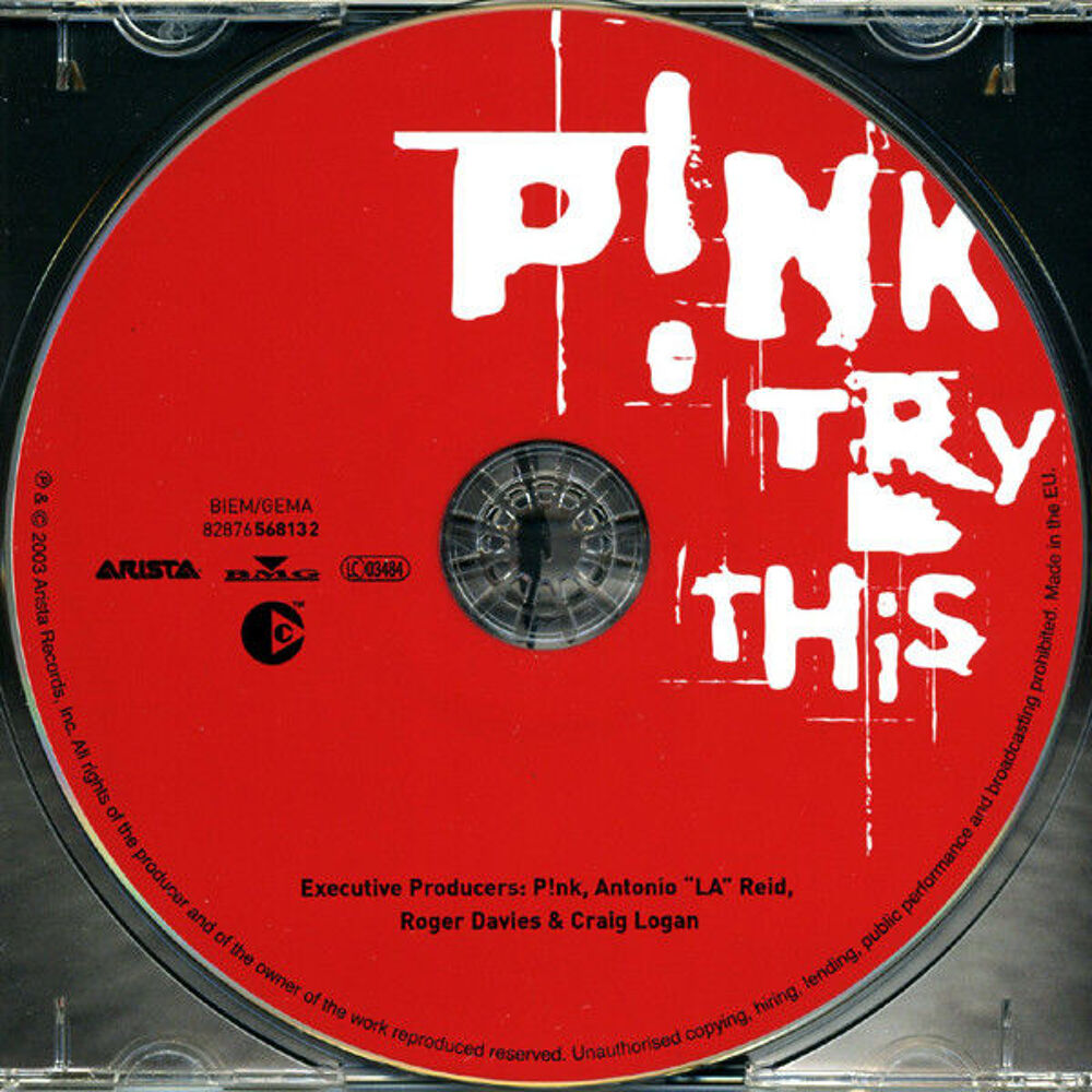 cd P!NK ?? Try This (&eacute;tat neuf) CD et vinyles