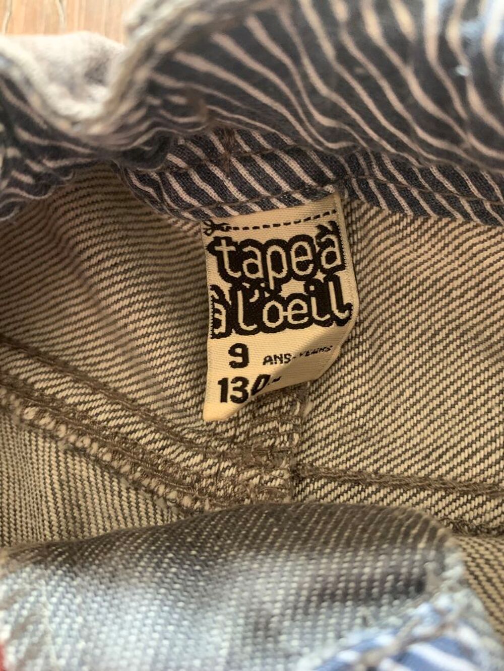 Jean enfant gar&ccedil;on " Tape &agrave; l' oeil " Vêtements enfants