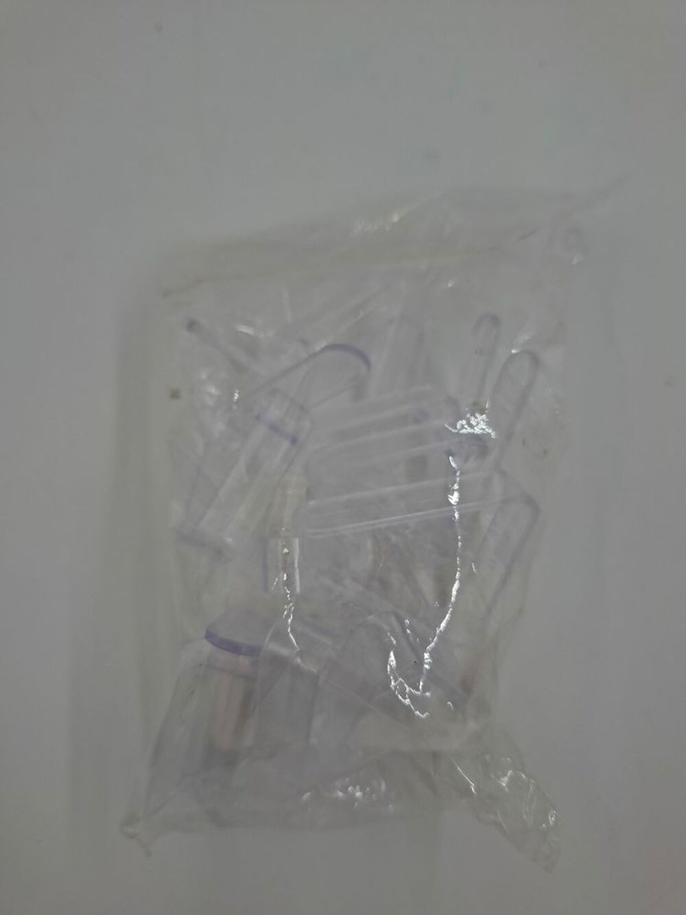 Lot de 10 pinces de nappe en plastique transparent neuf Décoration