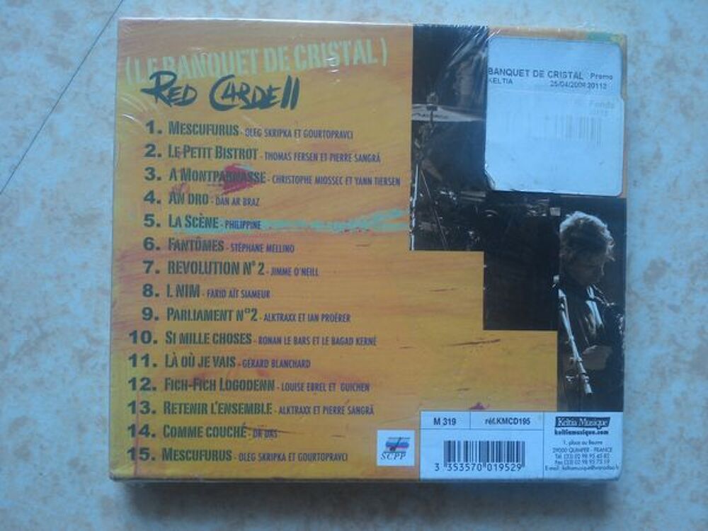 RED CARDELL
LE BANQUET DE CRISTAL CD et vinyles
