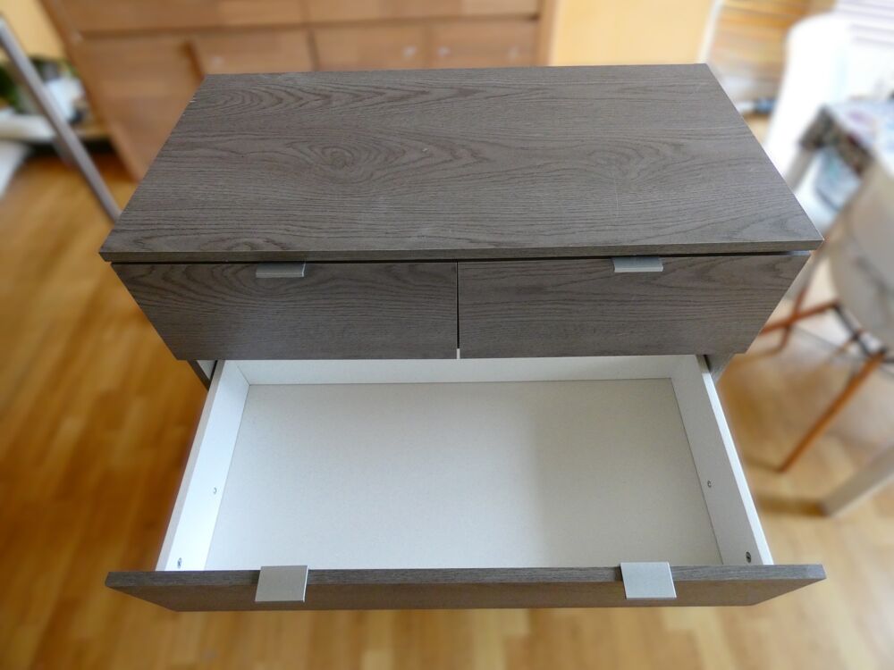 Commode grise 4 + 2 tiroirs Meubles
