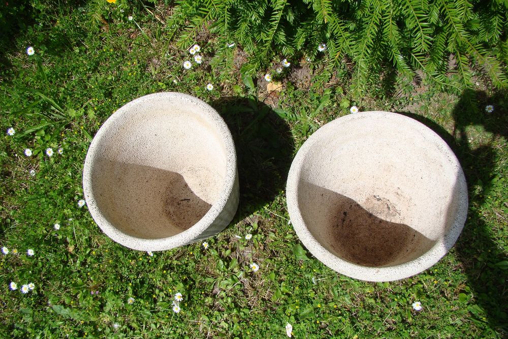 Paire de jardini&egrave;res vintage ann&eacute;es 1950
Jardin