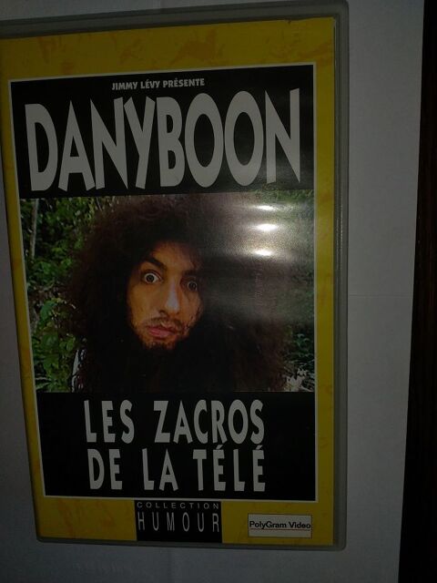 CASSETTE VHS Dany BOON  Les Zacros de la Tl  2 Marcq-en-Barul (59)