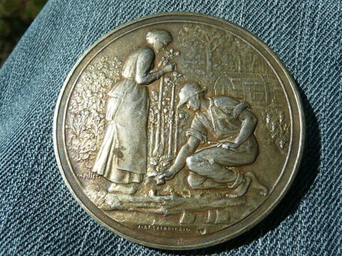 M�daille Argent Horticulture de la Gironde 1927 115 Bordeaux (33)