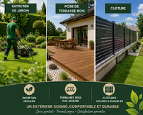   Bonjour 
Propose service d'entretien de jar 