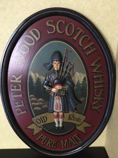 ENSEIGNE BOIS MUSICIEN ECOSSAIS TRES BON ETAT 25 Saint-Maur-des-Foss�s (94)